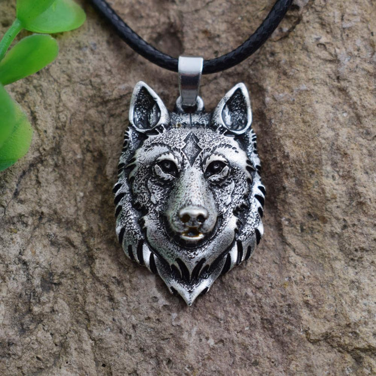 Vikings Wolf Head Necklace & Pendant - Urban Village Co.