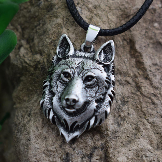 Vikings Wolf Head Necklace & Pendant - Urban Village Co.