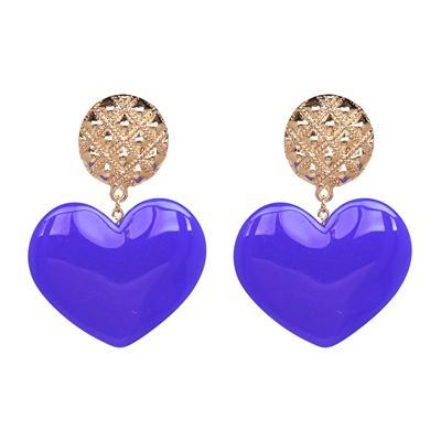 X-Large Heart Drop Earrings - Urban Village Co.