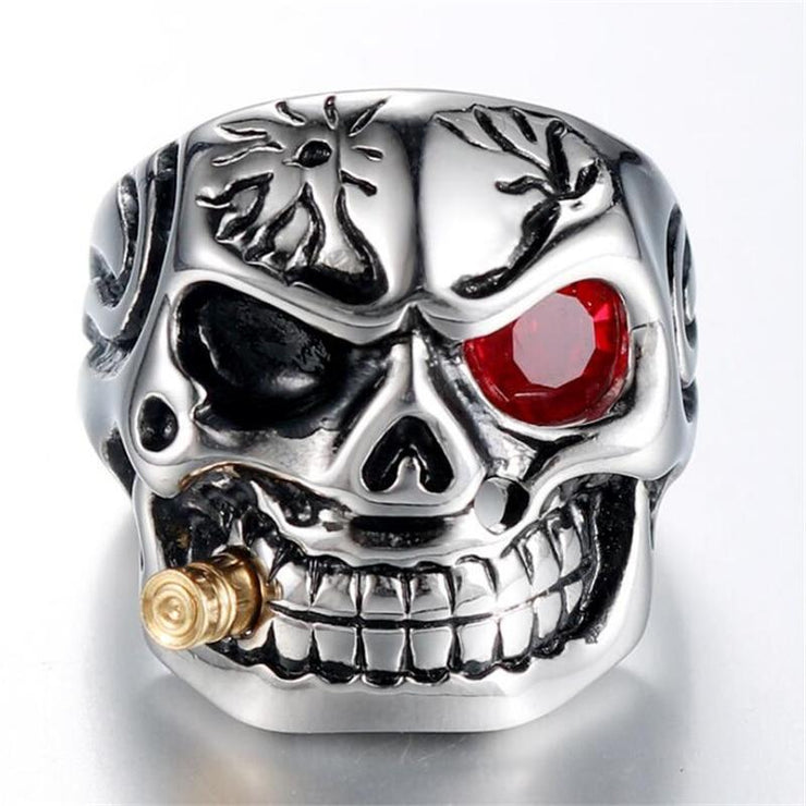 Smoking Skull Ring - Urban Village Co.