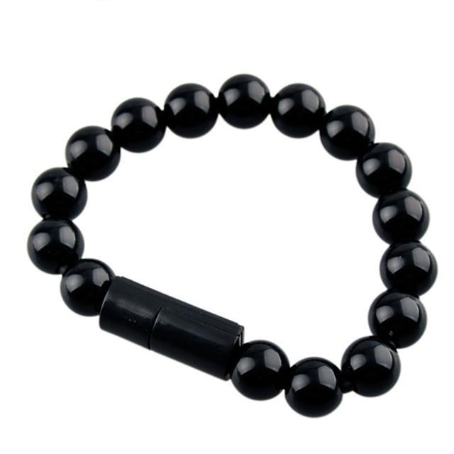 Micro USB  Charging Cable Beads Bracelet - Urban Village Co.