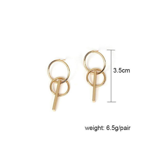 Free Double Ring Studs - Urban Village Co.