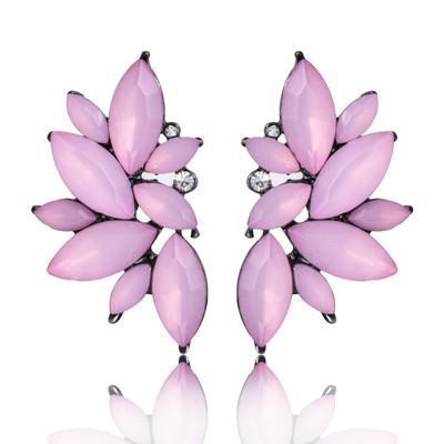 Pink Crystal Earrings - Urban Village Co.