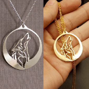 "Howling At The Moon" Pendant - Urban Village Co.