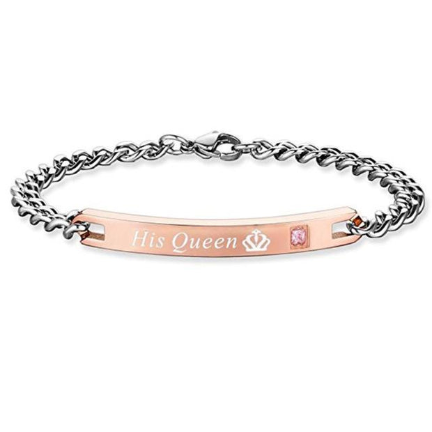His & Hers Stainless Steel  Bracelets - Urban Village Co.