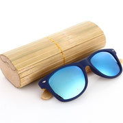 Colorful Zebra Wood Sunglasses - Urban Village Co.