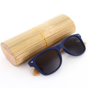 Colorful Zebra Wood Sunglasses - Urban Village Co.
