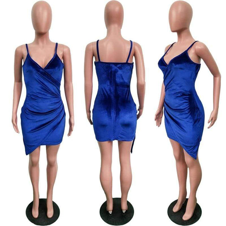 Royal Velvet Bodycon Nightdress - Urban Village Co.