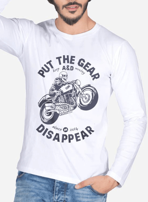 Put The Gear And Disappear Full Sleeves T-shirt - Urban Village Co.