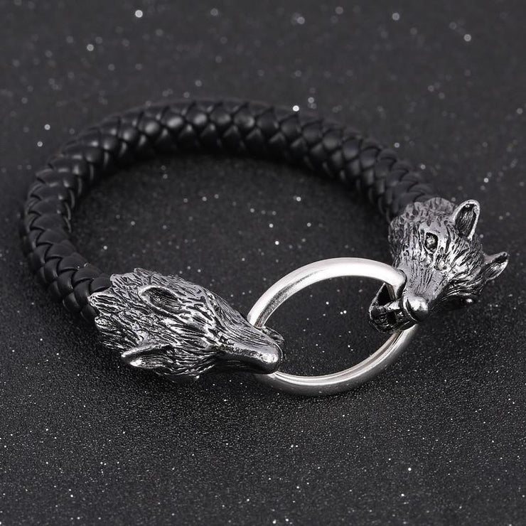 Biting Wolves Bracelet - Urban Village Co.