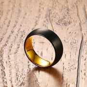 Black Matte Tungsten Ring - Urban Village Co.