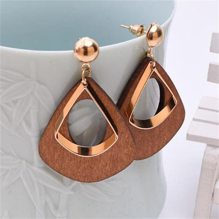 Triangle Statement Earrings - Urban Village Co.